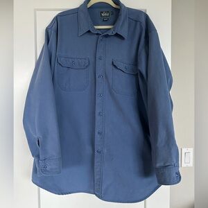 Vintage Woolrich Blue Cotton Shirt